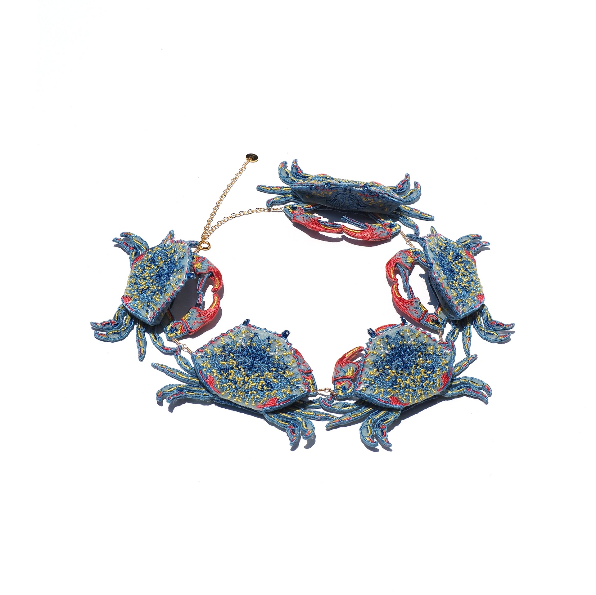 CRAB / NECKLACE / BLUE