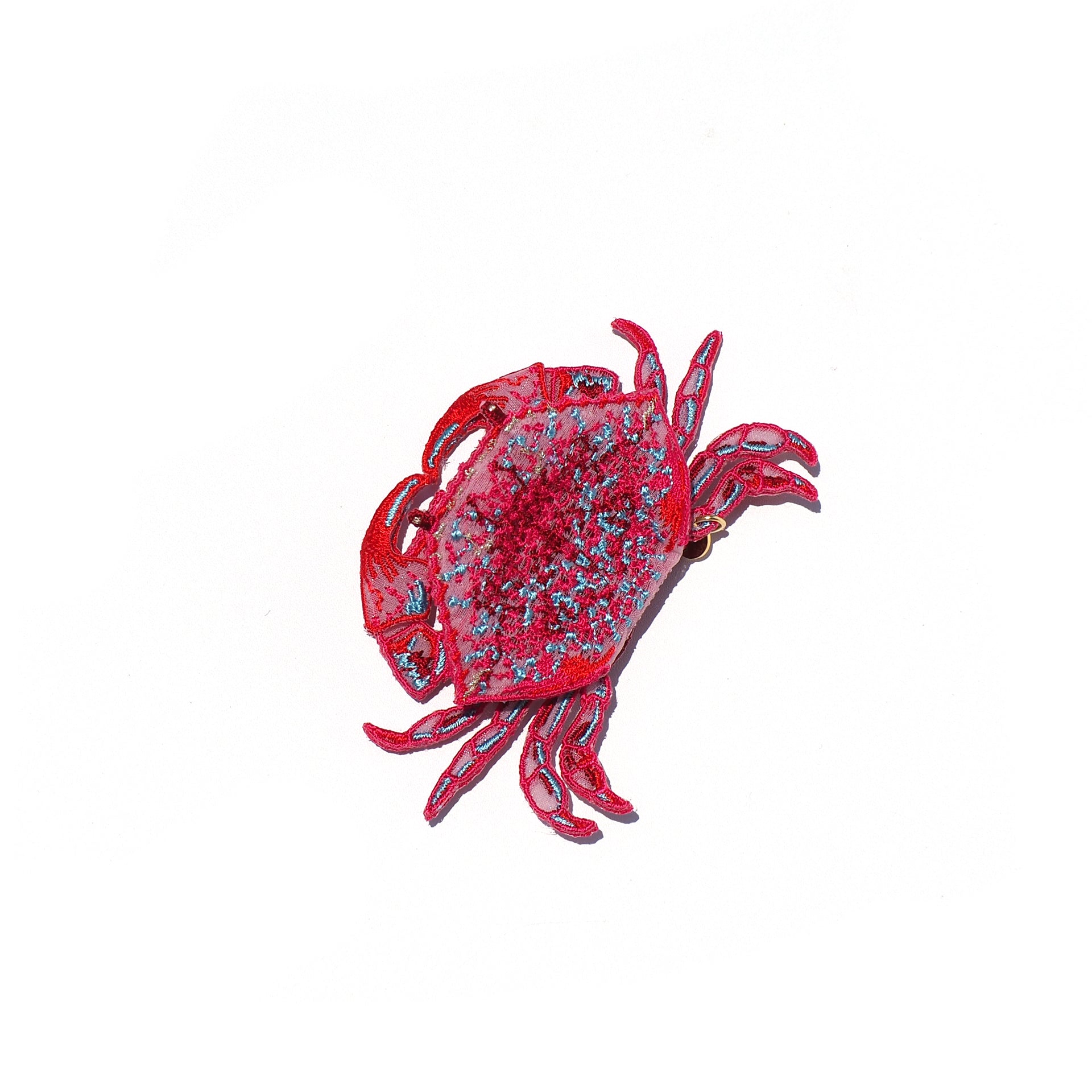 ARRO / CRAB / BROOCH / RED