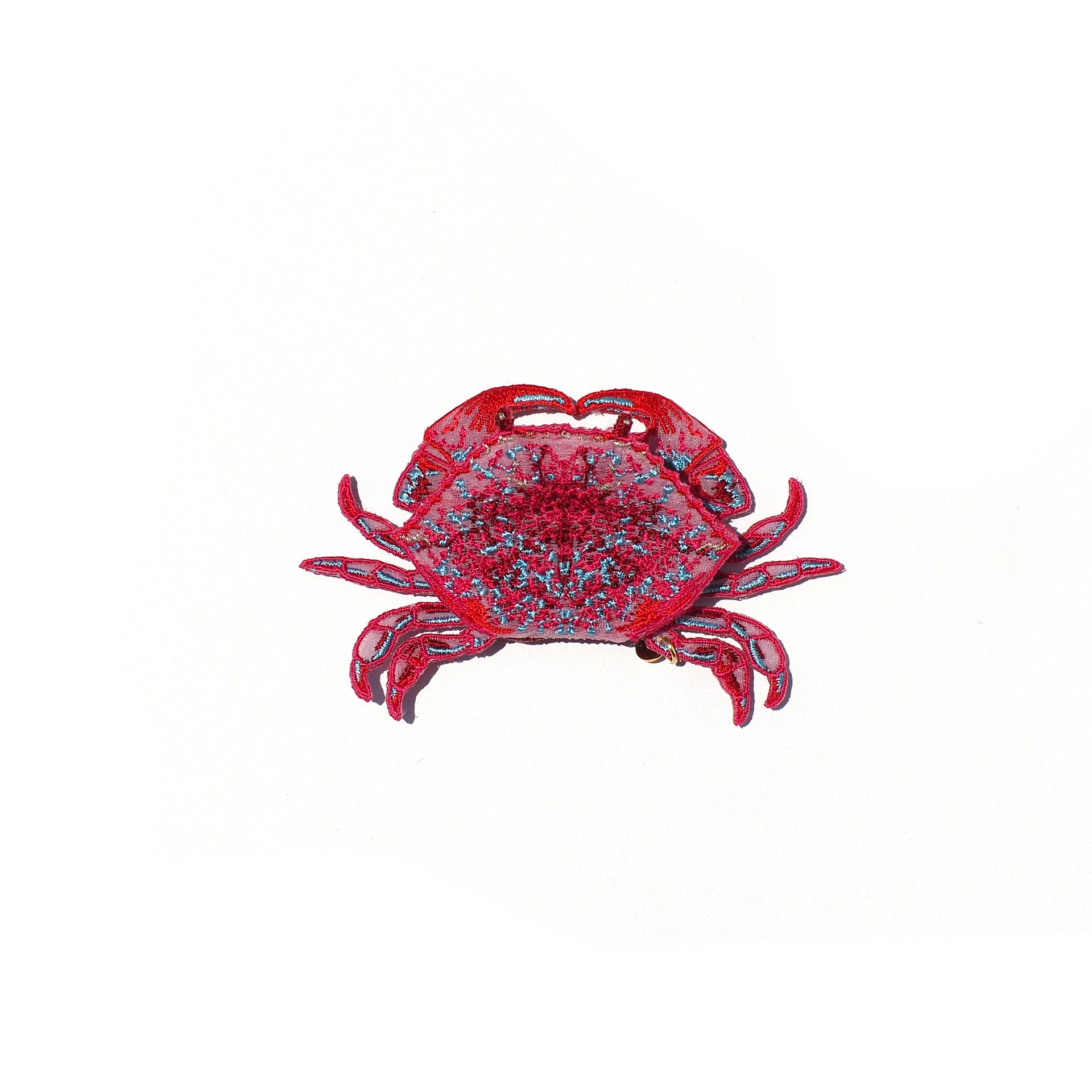 ARRO / CRAB / BROOCH / RED