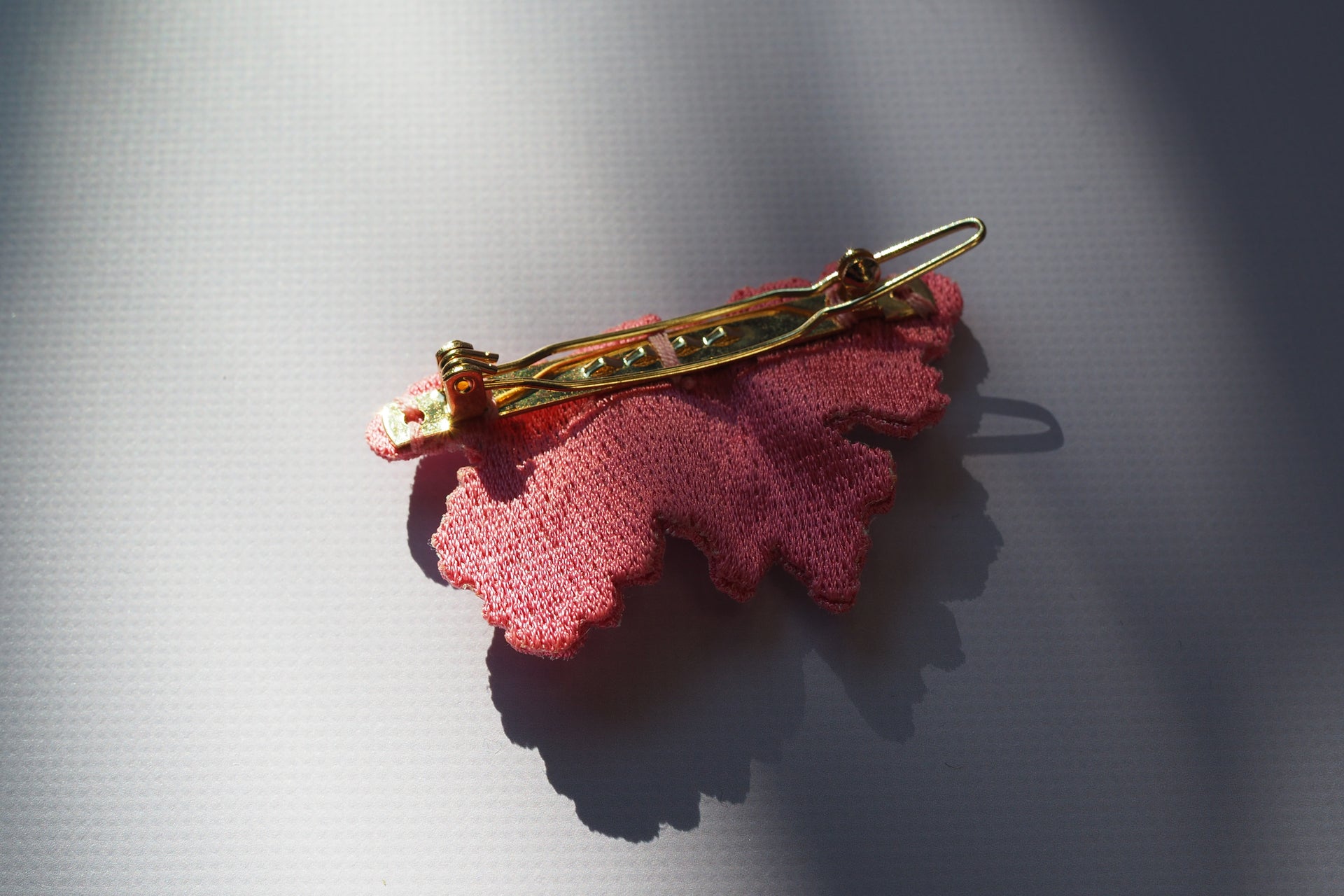 ARRO / EMBROIDERY HAIRPIN / WAVY PEARL / PINK